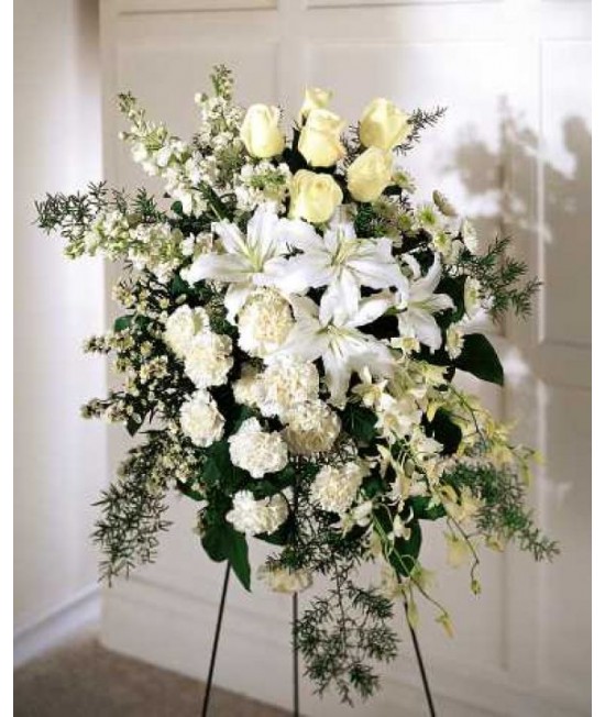 Quiet Tribute Standing Spray Quiet Tribute Standing Spray